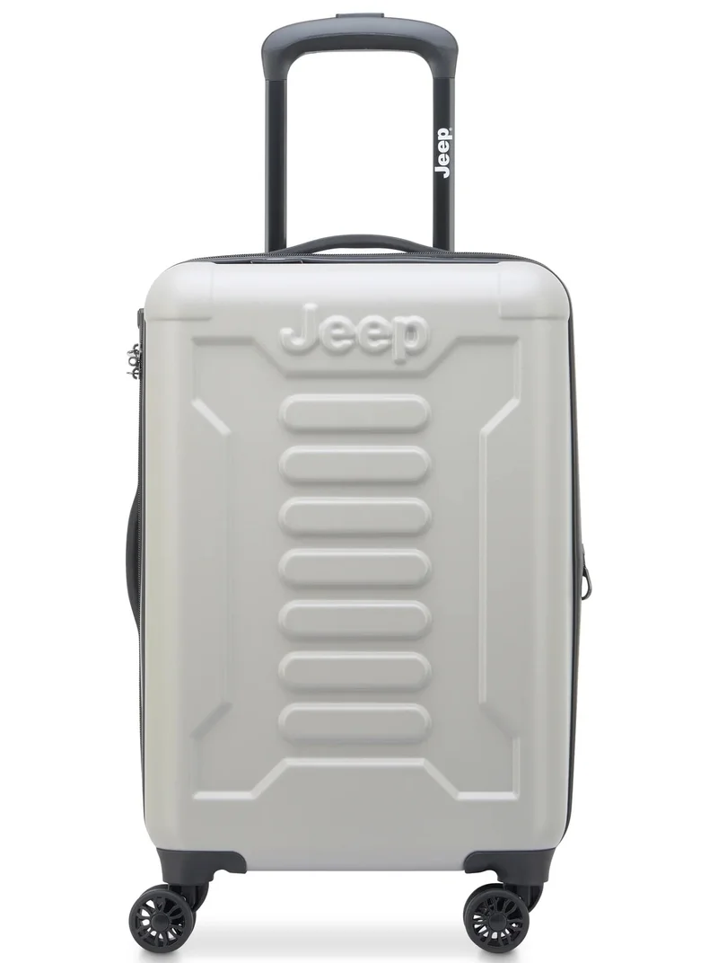 جيب حقيبة ترولي كابينة رمادية قابلة للتوسيع بعجلات مزدوجة وهيكل صلب  سم